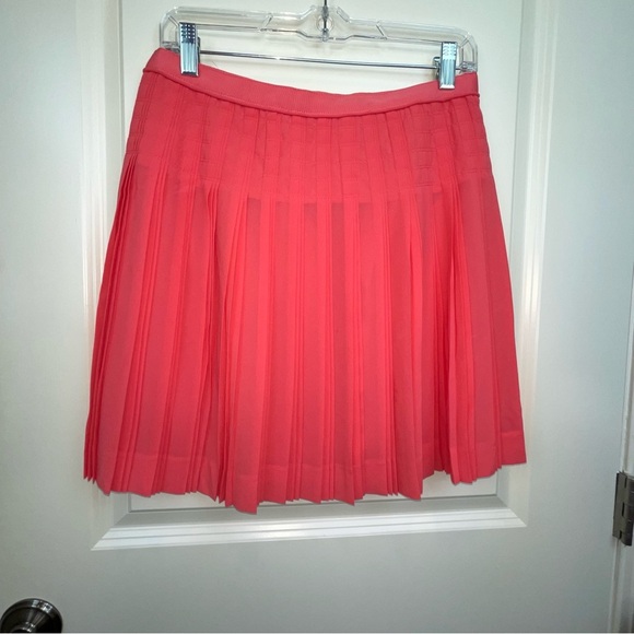 J Crew Coral Pleated Mini Skirt C5625 - Picture 5 of 16